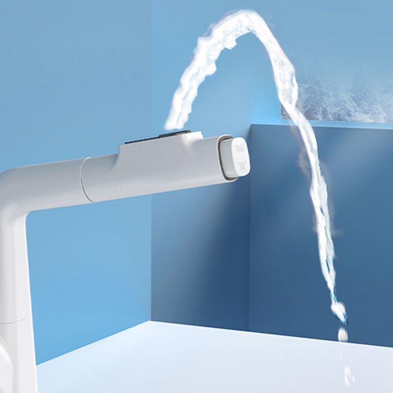 Modern Knob Handle Faucet Brass Deck Mounted Bathroom Sink Faucet Clearhalo 'Bathroom Remodel & Bathroom Fixtures' 'Bathroom Sink Faucets' 'Bathroom Sinks & Faucet Components' 'bathroom_sink_faucets' 'Home Improvement' 'home_improvement' 'home_improvement_bathroom_sink_faucets' 1200x1200_a11278a1-4a8b-4d7a-a8c3-6e6be9a27da7