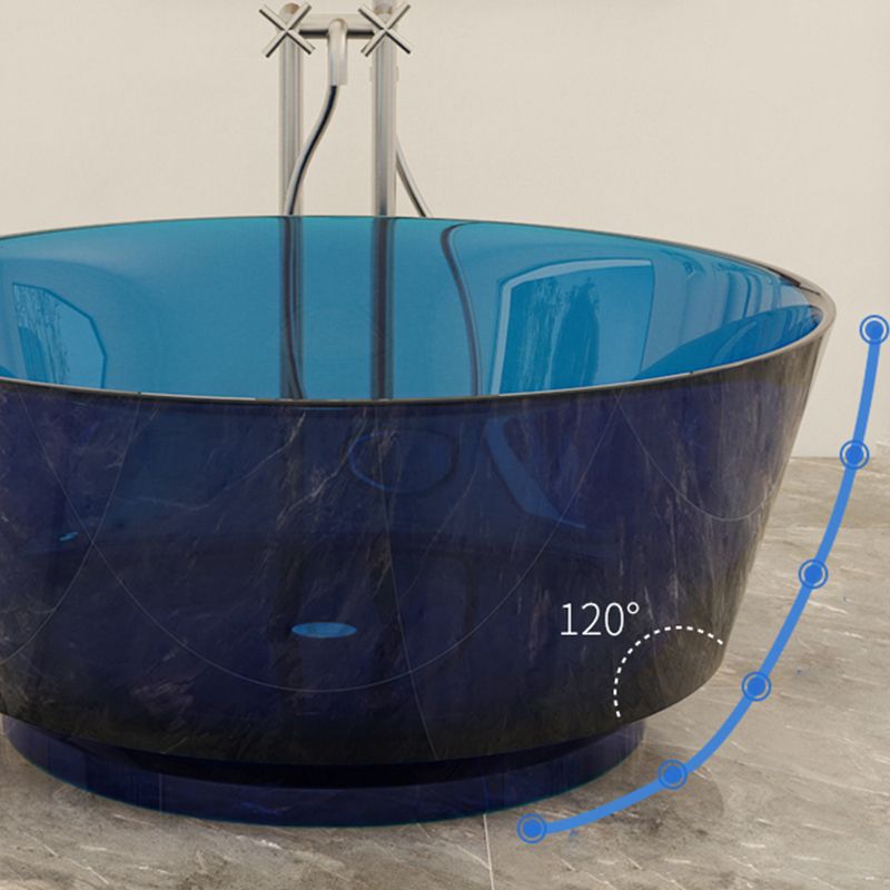 Modern Soaking Bathtub Antique Finish Round Freestanding Bath Tub Clearhalo 'Bathroom Remodel & Bathroom Fixtures' 'Bathtubs' 'Home Improvement' 'home_improvement' 'home_improvement_bathtubs' 'Showers & Bathtubs' 1200x1200_a11fb769-b6cb-4d47-99a7-c168fd856e60