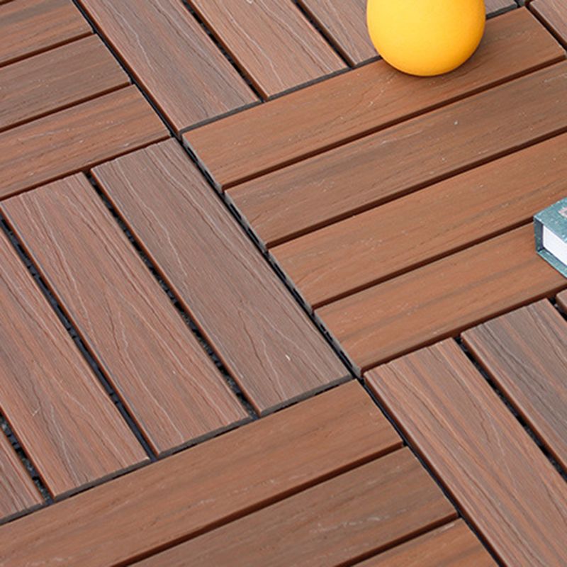 12" X 12"4-Slat Square PVC Flooring Tiles Interlocking Installation Floor Board Tiles Clearhalo 'Home Improvement' 'home_improvement' 'home_improvement_outdoor_deck_tiles_planks' 'Outdoor Deck Tiles & Planks' 'Outdoor Flooring & Tile' 'Outdoor Remodel' 'outdoor_deck_tiles_planks' 1200x1200_a1282e9d-bbc0-43c3-9ac2-f4d1a8ced1d5