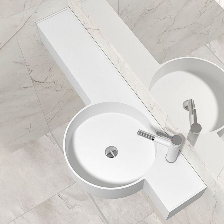 Modern Bathroom Sink Man Made Rock Specialty Vessel Bathroom Sink(Not Including Faucet) Clearhalo 'Bathroom Remodel & Bathroom Fixtures' 'Bathroom Sinks & Faucet Components' 'Bathroom Sinks' 'bathroom_sink' 'Home Improvement' 'home_improvement' 'home_improvement_bathroom_sink' 1200x1200_a13be055-c054-4249-900e-e84fa2c2b0c4