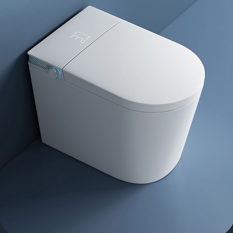 Floor Standing Bidet in White Elongated Whit with Unlimited Warm Water Clearhalo 'Bathroom Remodel & Bathroom Fixtures' 'Bidets' 'Home Improvement' 'home_improvement' 'home_improvement_bidets' 'Toilets & Bidets' 1200x1200_a15fb103-21d4-4fa2-a638-f57bd290664e