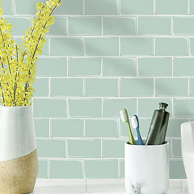 Subway Tile Wallpaper Plastic Waterproof Peel & Stick Subway Tile Clearhalo 'Flooring 'Home Improvement' 'home_improvement' 'home_improvement_peel_stick_blacksplash' 'Peel & Stick Backsplash Tile' 'peel_stick_blacksplash' 'Walls & Ceilings' Walls and Ceiling' 1200x1200_a1772775-8c81-48e9-8ce7-7f5a0ab62543