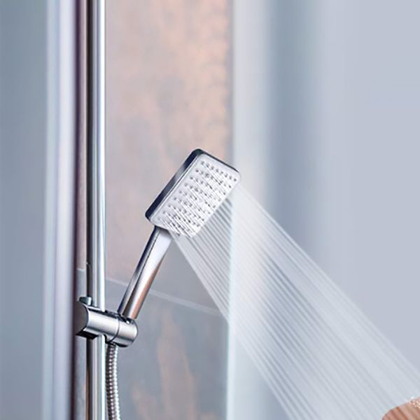Square Modern Handheld Shower Head Leak Resistant Wall-Mount Showerhead Clearhalo 'Bathroom Remodel & Bathroom Fixtures' 'Home Improvement' 'home_improvement' 'home_improvement_shower_heads' 'Shower Heads' 'shower_heads' 'Showers & Bathtubs Plumbing' 'Showers & Bathtubs' 1200x1200_a17f4b25-aa25-4a7e-84ff-3e04e50409fa
