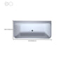 Stone Soaking Tub Antique Finish Rectangular Back to Wall Bath Clearhalo 'Bathroom Remodel & Bathroom Fixtures' 'Bathtubs' 'Home Improvement' 'home_improvement' 'home_improvement_bathtubs' 'Showers & Bathtubs' 1200x1200_a1adcc72-cff8-46ec-8bfd-52c3b827f37a