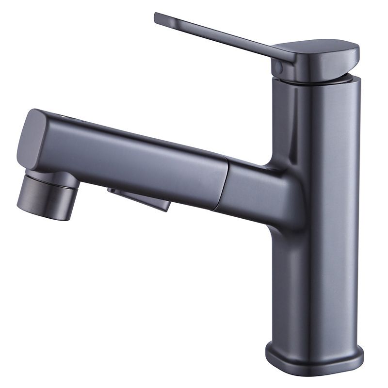 Vessel Sink Faucet Contemporary Single Lever Handle Faucet for Bathroom Clearhalo 'Bathroom Remodel & Bathroom Fixtures' 'Bathroom Sink Faucets' 'Bathroom Sinks & Faucet Components' 'bathroom_sink_faucets' 'Home Improvement' 'home_improvement' 'home_improvement_bathroom_sink_faucets' 1200x1200_a1b6b96d-6472-447f-bc88-e1380b6d38f5