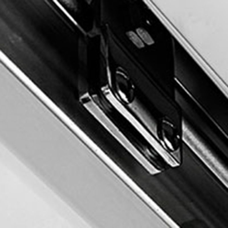 Single Sliding Semi-Frameless Shower Doors Tempered Clear Shower Door Clearhalo 'Bathroom Remodel & Bathroom Fixtures' 'Home Improvement' 'home_improvement' 'home_improvement_shower_tub_doors' 'Shower and Tub Doors' 'shower_tub_doors' 'Showers & Bathtubs' 1200x1200_a1cb3600-e864-4519-9c63-cc5dd9718775