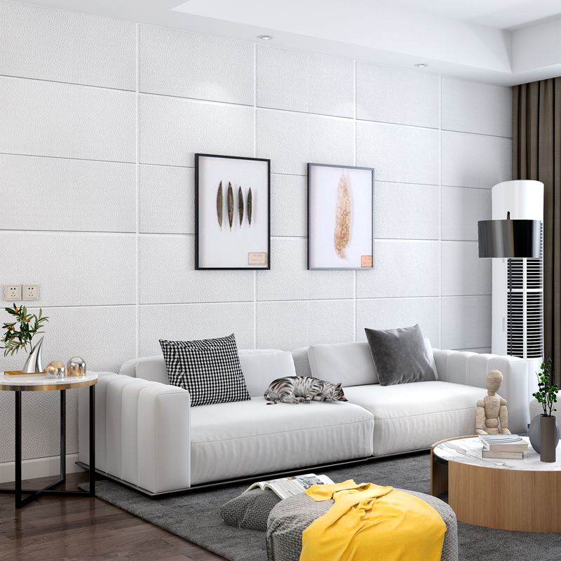 Modern Wall Panel Pure Color Peel and Stick Waterproof Wall Ceiling for Living Room Clearhalo 'Flooring 'Home Improvement' 'home_improvement' 'home_improvement_wall_paneling' 'Wall Paneling' 'wall_paneling' 'Walls & Ceilings' Walls and Ceiling' 1200x1200_a1cdecc0-aaeb-4c6c-bfb7-916e0a7f4321