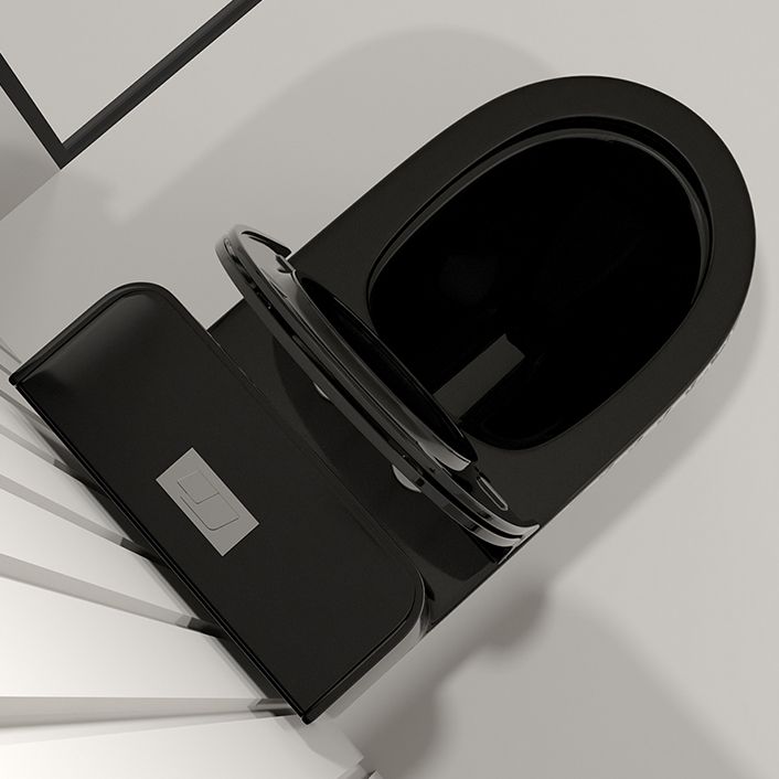 Floor Mount Flush Toilet Traditional Skirted One-Piece Toilet with Slow Close Seat Clearhalo 'Bathroom Remodel & Bathroom Fixtures' 'Home Improvement' 'home_improvement' 'home_improvement_toilets' 'Toilets & Bidets' 'Toilets' 1200x1200_a1e8a614-f8a4-4e92-8246-fa2d24982245