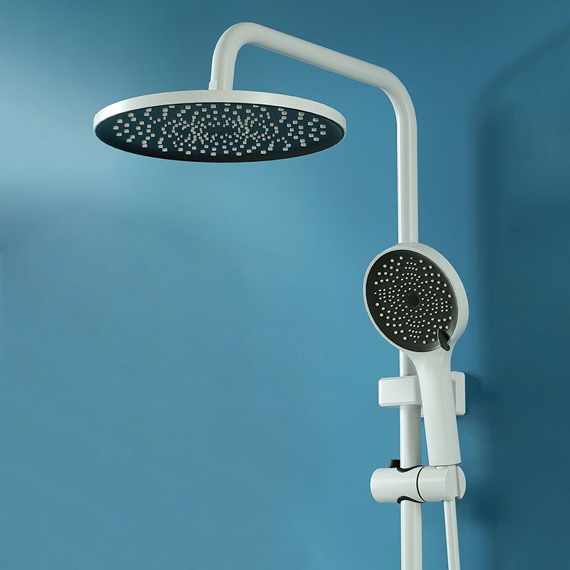 Modern Pressure Balanced Diverter Valve Shower Faucet Adjustable Shower System on Wall Clearhalo 'Bathroom Remodel & Bathroom Fixtures' 'Home Improvement' 'home_improvement' 'home_improvement_shower_faucets' 'Shower Faucets & Systems' 'shower_faucets' 'Showers & Bathtubs Plumbing' 'Showers & Bathtubs' 1200x1200_a1ea2d9d-c6fc-473b-9e58-c5c4477bab21