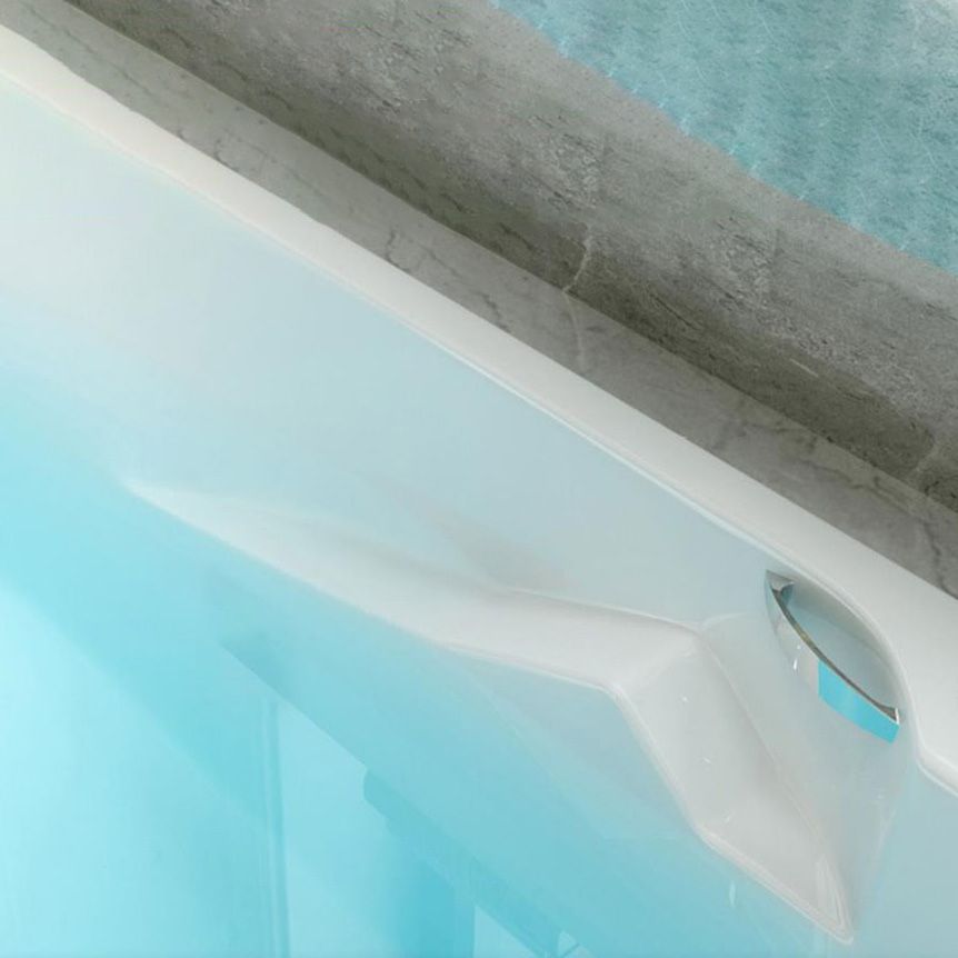 Modern Acrylic Rectangular Bathtub White Drop-in Soaking Bath Clearhalo 'Bathroom Remodel & Bathroom Fixtures' 'Bathtubs' 'Home Improvement' 'home_improvement' 'home_improvement_bathtubs' 'Showers & Bathtubs' 1200x1200_a1ebc9c3-0202-44ba-80ff-af90f300662a