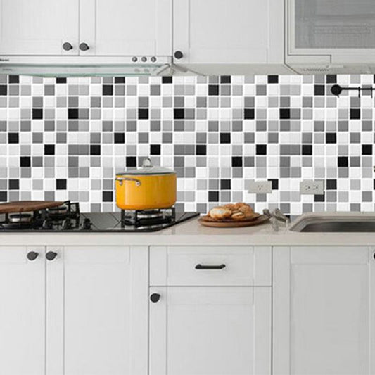 Waterproof Peel & Stick PVC Mosaic Tile Mosaic Tile Wallpaper Clearhalo 'Flooring 'Home Improvement' 'home_improvement' 'home_improvement_peel_stick_blacksplash' 'Peel & Stick Backsplash Tile' 'peel_stick_blacksplash' 'Walls & Ceilings' Walls and Ceiling' 1200x1200_a1edcac8-a461-4da7-9e32-0d2f7b1c2b0d
