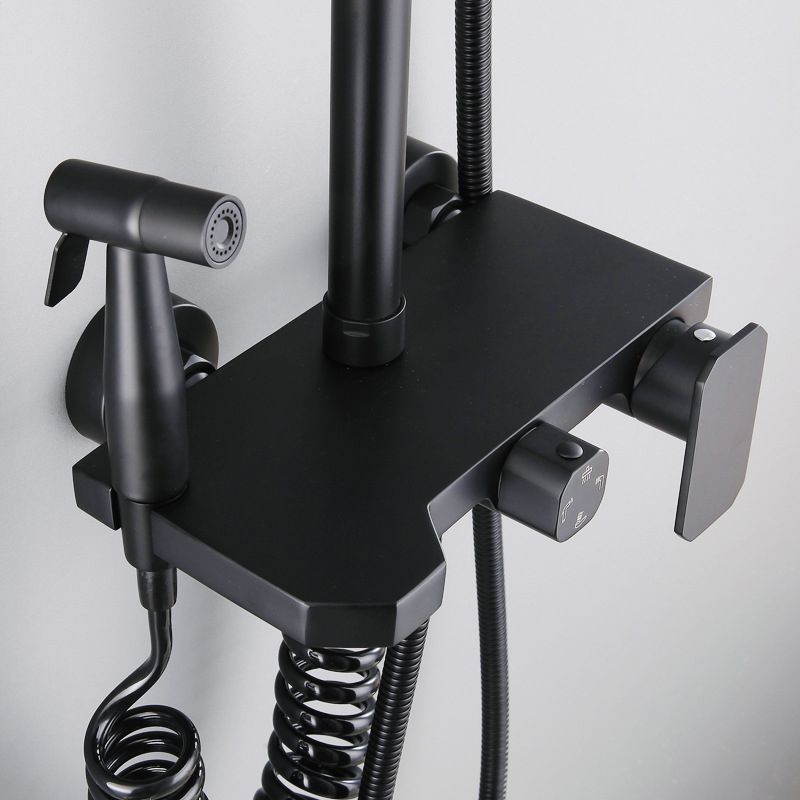 Modern Oval Swivel Shower Stainless Steel Shower Head Shower Faucet on Wall Clearhalo 'Bathroom Remodel & Bathroom Fixtures' 'Home Improvement' 'home_improvement' 'home_improvement_shower_faucets' 'Shower Faucets & Systems' 'shower_faucets' 'Showers & Bathtubs Plumbing' 'Showers & Bathtubs' 1200x1200_a20b8b4f-61da-4c8e-8df1-d2e5f650f812