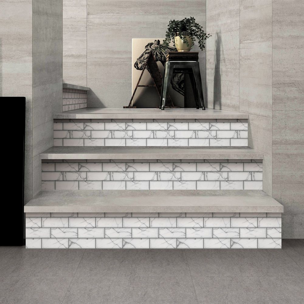 Plastic Peel & Stick Subway Tile Modern Simple Subway Tile Wallpaper Clearhalo 'Flooring 'Home Improvement' 'home_improvement' 'home_improvement_peel_stick_blacksplash' 'Peel & Stick Backsplash Tile' 'peel_stick_blacksplash' 'Walls & Ceilings' Walls and Ceiling' 1200x1200_a20f13ab-91db-42d3-aafd-34feedba6fc3