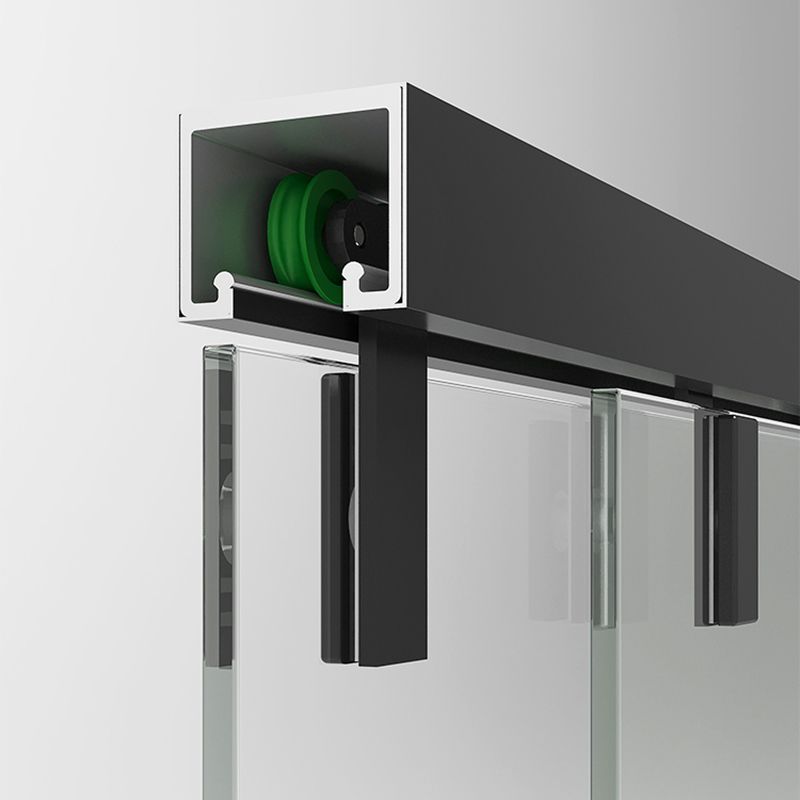 Transparent Double Sliding Shower Bath Door Scratch Resistant Shower Doors Clearhalo 'Bathroom Remodel & Bathroom Fixtures' 'Home Improvement' 'home_improvement' 'home_improvement_shower_tub_doors' 'Shower and Tub Doors' 'shower_tub_doors' 'Showers & Bathtubs' 1200x1200_a2264386-f103-4565-b313-001225a81e3e