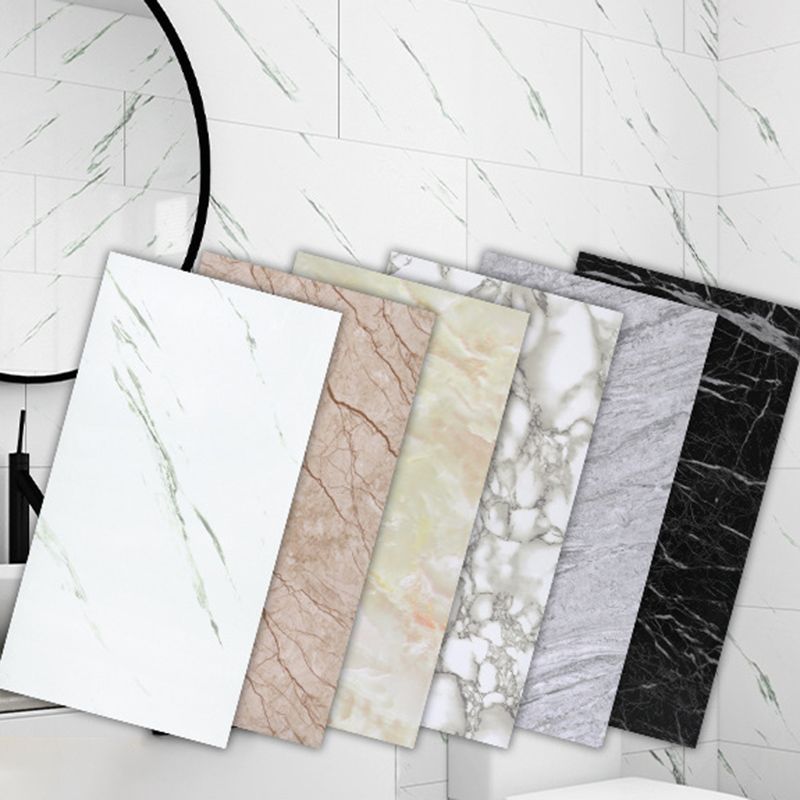 Wall & Floor Imitation Marble Tile Wall Paste Waterproof Wall Tile Clearhalo 'Flooring 'Home Improvement' 'home_improvement' 'home_improvement_peel_stick_blacksplash' 'Peel & Stick Backsplash Tile' 'peel_stick_blacksplash' 'Walls & Ceilings' Walls and Ceiling' 1200x1200_a239bc57-0e86-4d4d-bd23-0bb75ec10cb6