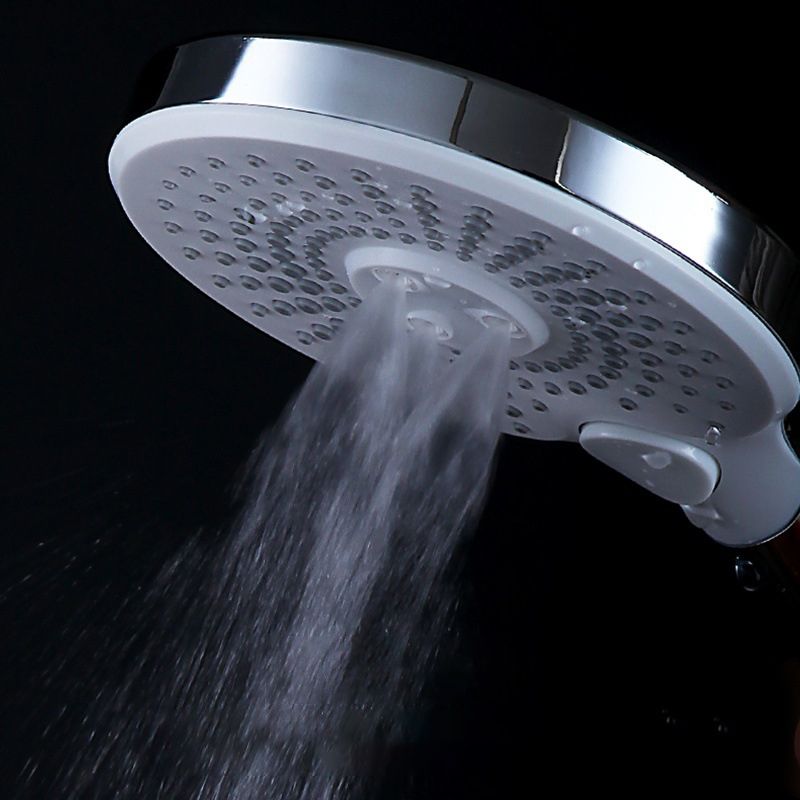 Basic Shower Head Round Plastic Handheld Shower Head in Silver Clearhalo 'Bathroom Remodel & Bathroom Fixtures' 'Home Improvement' 'home_improvement' 'home_improvement_shower_heads' 'Shower Heads' 'shower_heads' 'Showers & Bathtubs Plumbing' 'Showers & Bathtubs' 1200x1200_a2462fcb-48d0-43d0-a817-d5d527ecd6d3