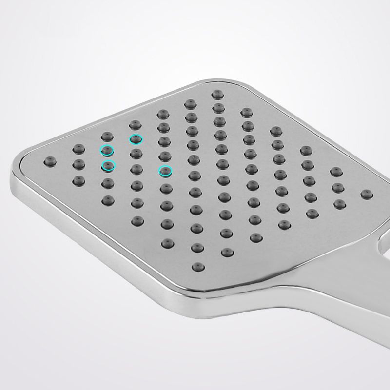 Chrome Square Shower Head Combo Wall Mounted and Ceiling Mounted Hand Shower Clearhalo 'Bathroom Remodel & Bathroom Fixtures' 'Home Improvement' 'home_improvement' 'home_improvement_shower_heads' 'Shower Heads' 'shower_heads' 'Showers & Bathtubs Plumbing' 'Showers & Bathtubs' 1200x1200_a2469ab8-adfc-4a74-8cb7-a71258e6718f