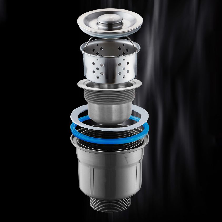 Black Quartz Kitchen Sink Round Single Bowl Sink with Basket Strainer Clearhalo 'Home Improvement' 'home_improvement' 'home_improvement_kitchen_sinks' 'Kitchen Remodel & Kitchen Fixtures' 'Kitchen Sinks & Faucet Components' 'Kitchen Sinks' 'kitchen_sinks' 1200x1200_a2571f7f-7e0f-4572-ae15-e165e2893998