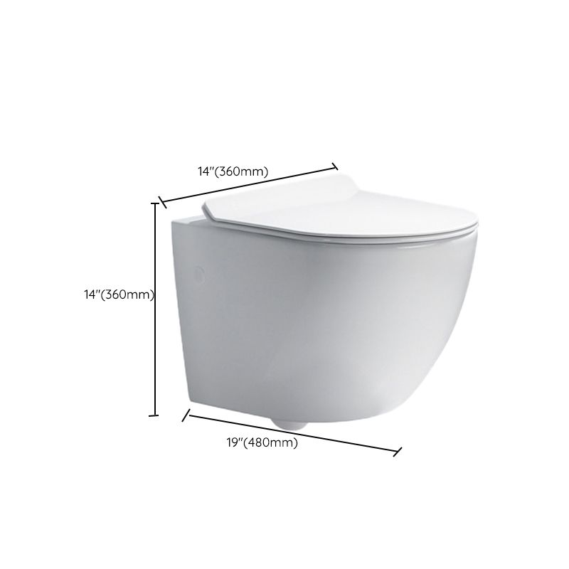 Modern White Flush Toilet Wall Mount Urine Toilet with Seat for Bathroom Clearhalo 'Bathroom Remodel & Bathroom Fixtures' 'Home Improvement' 'home_improvement' 'home_improvement_toilets' 'Toilets & Bidets' 'Toilets' 1200x1200_a25d1c35-5cd9-4796-bf73-53432f5f7a86