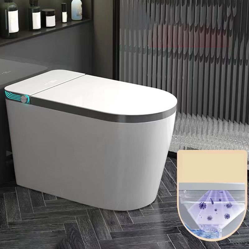 White Finish Floor Standing Bidet with Heated Seat and Foot Sensor Clearhalo 'Bathroom Remodel & Bathroom Fixtures' 'Bidets' 'Home Improvement' 'home_improvement' 'home_improvement_bidets' 'Toilets & Bidets' 1200x1200_a26377bf-63f2-440d-b3fb-8bbd2a14c062