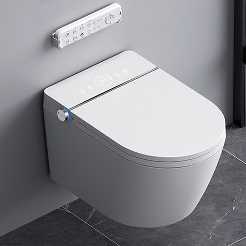 Elongated Toilet Wall Hung 1-Piece Automatic UV Sterilization Toilet with Concealed Tank Clearhalo 'Bathroom Remodel & Bathroom Fixtures' 'Home Improvement' 'home_improvement' 'home_improvement_toilets' 'Toilets & Bidets' 'Toilets' 1200x1200_a263ccc0-fec6-4857-8df7-bd9db7b3c5ec