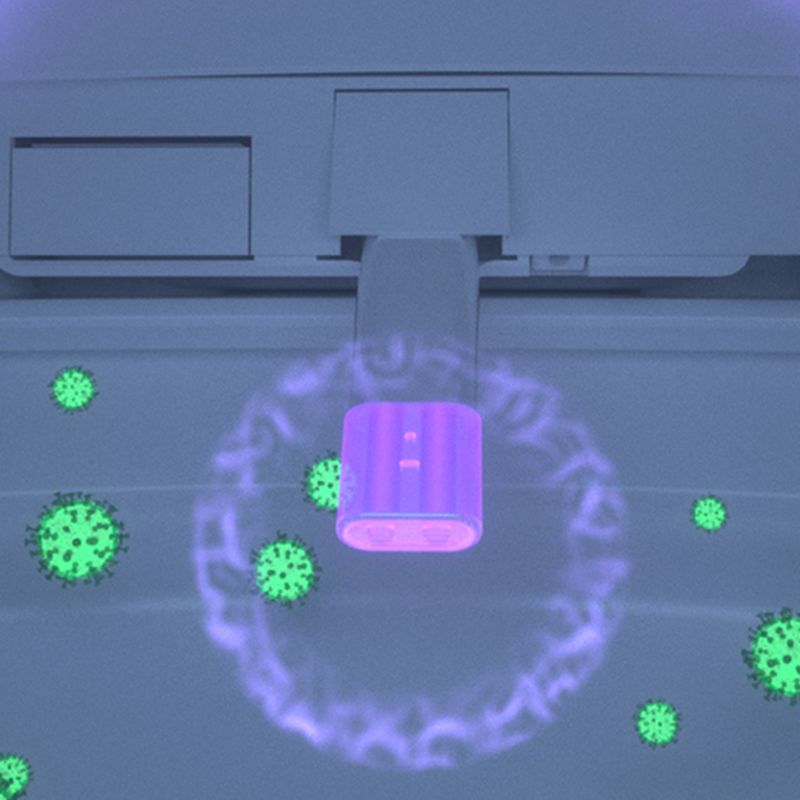 Toilet with Wireless Remote Control and Unlimited Warm Water Clearhalo 'Bathroom Remodel & Bathroom Fixtures' 'Bidets' 'Home Improvement' 'home_improvement' 'home_improvement_bidets' 'Toilets & Bidets' 1200x1200_a287488a-66bc-4c50-b1ca-2affd9243d0a