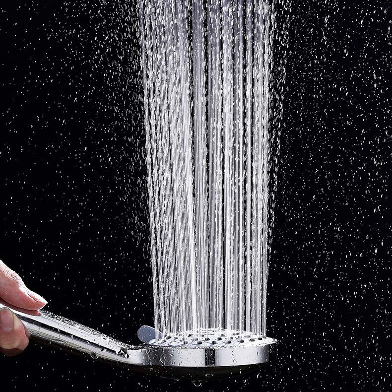 Modern Plastic Shower Head Round Handheld Shower Head with Adjustable Water Flow Clearhalo 'Bathroom Remodel & Bathroom Fixtures' 'Home Improvement' 'home_improvement' 'home_improvement_shower_heads' 'Shower Heads' 'shower_heads' 'Showers & Bathtubs Plumbing' 'Showers & Bathtubs' 1200x1200_a28d143c-f030-4f70-a751-dd44076222e8