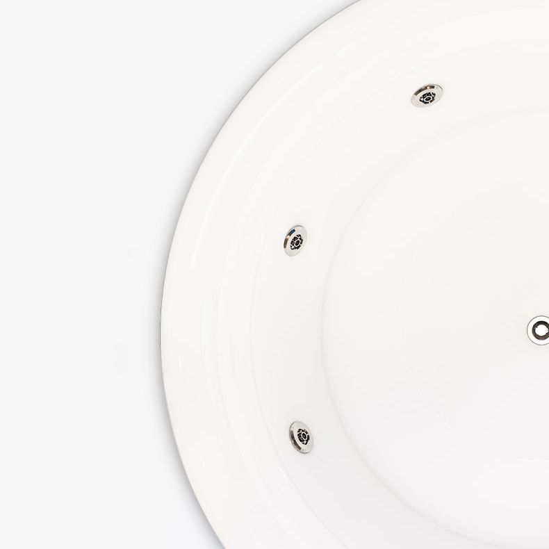 Modern Acrylic Drop-in Bathtub Oval Bath Tub for Home in White Clearhalo 'Bathroom Remodel & Bathroom Fixtures' 'Bathtubs' 'Home Improvement' 'home_improvement' 'home_improvement_bathtubs' 'Showers & Bathtubs' 1200x1200_a28e8aa6-1c58-4e97-be97-cf81d82d22b2