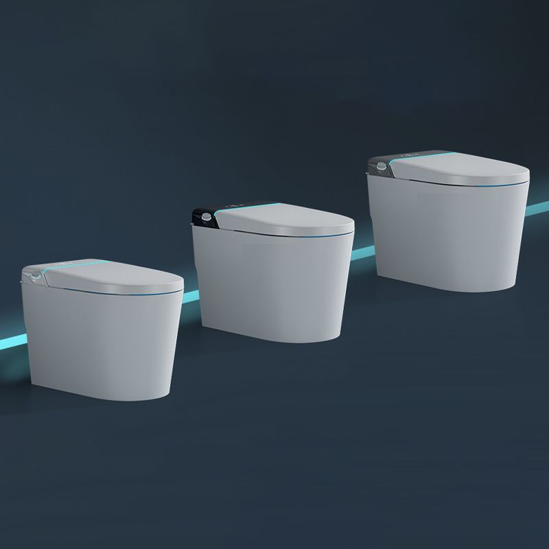 Contemporary Heated Seat Dryer Smart Toilet Elongated White Ceramic Bidet Clearhalo 'Bathroom Remodel & Bathroom Fixtures' 'Bidets' 'Home Improvement' 'home_improvement' 'home_improvement_bidets' 'Toilets & Bidets' 1200x1200_a2b9d2e8-a795-4358-b0ce-80bcc55cb824