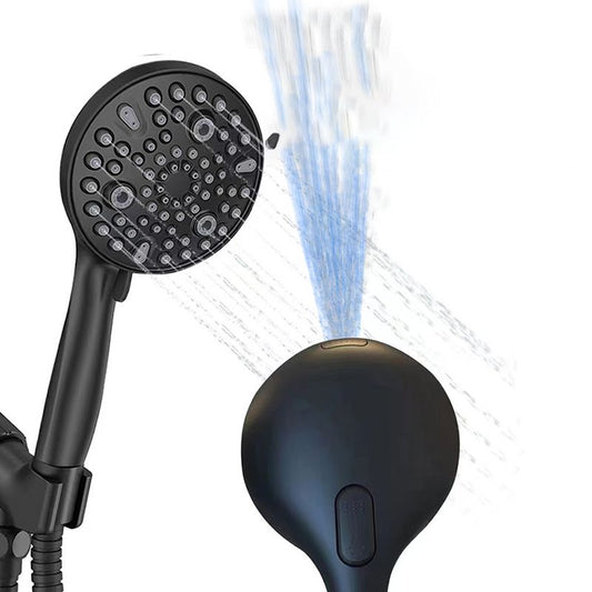 Round Handheld Shower Head Plastic Water Efficient Shower Head Clearhalo 'Bathroom Remodel & Bathroom Fixtures' 'Home Improvement' 'home_improvement' 'home_improvement_shower_heads' 'Shower Heads' 'shower_heads' 'Showers & Bathtubs Plumbing' 'Showers & Bathtubs' 1200x1200_a2ba481b-06c1-4261-bf83-88575c9e72b8