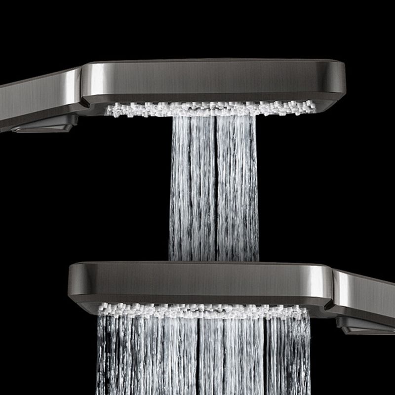 Modern Brass Shower System Adjustable Spray Pattern Shower Set Clearhalo 'Bathroom Remodel & Bathroom Fixtures' 'Home Improvement' 'home_improvement' 'home_improvement_shower_faucets' 'Shower Faucets & Systems' 'shower_faucets' 'Showers & Bathtubs Plumbing' 'Showers & Bathtubs' 1200x1200_a2c6474d-c101-4745-842b-a46253094d4a