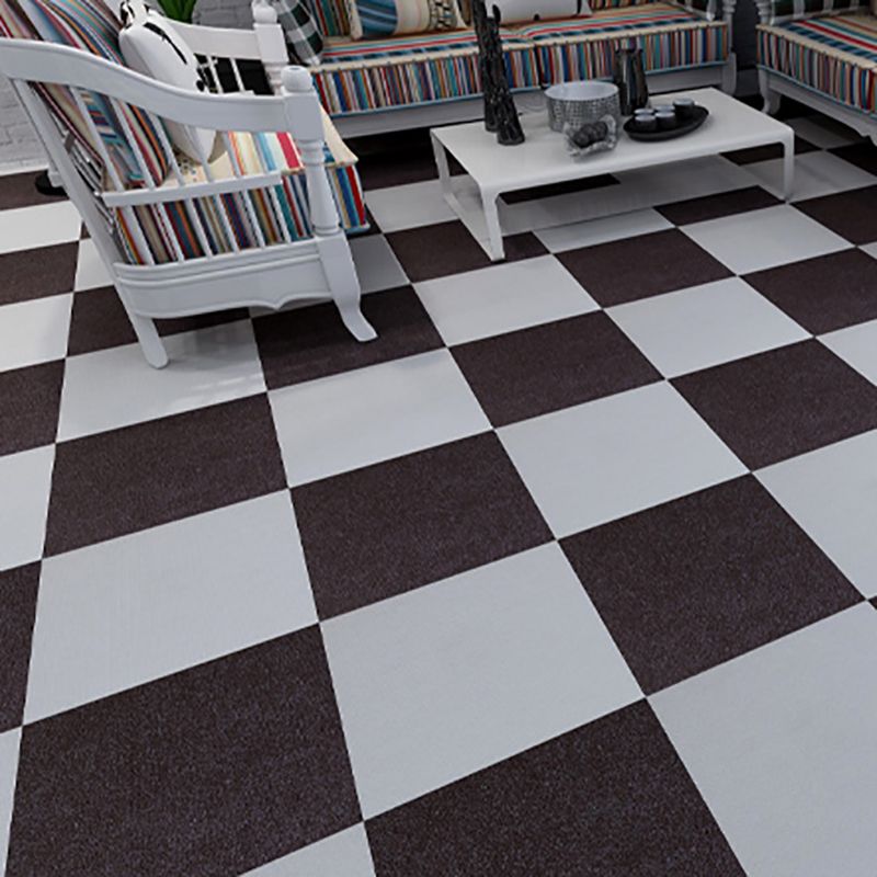 Indoor Carpet Tiles Solid Color Level Loop Stain Resistant Carpet Tiles Clearhalo 'Carpet Tiles & Carpet Squares' 'carpet_tiles_carpet_squares' 'Flooring 'Home Improvement' 'home_improvement' 'home_improvement_carpet_tiles_carpet_squares' Walls and Ceiling' 1200x1200_a2ddde9d-8a21-4460-bfbe-c63722d0283a