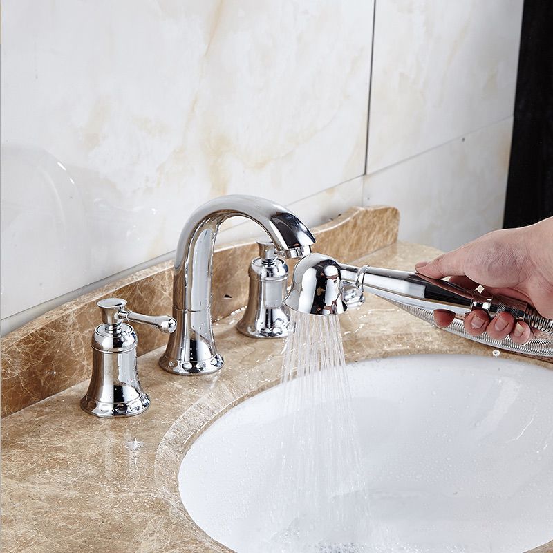 Contemporary Tub Faucet Deck Mounted Trim Bath Faucet Trim for Bathroom Clearhalo 'Bathroom Remodel & Bathroom Fixtures' 'Bathtub Faucets' 'bathtub_faucets' 'Home Improvement' 'home_improvement' 'home_improvement_bathtub_faucets' 1200x1200_a2e7cbaf-db47-4f52-9226-35e0eaf23ef8