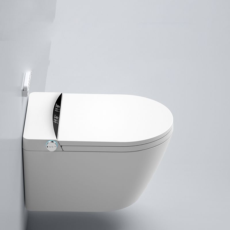 Smart Toilet White Elongated Rust Resistant Ceramic Foot Sensor Flush Toilet with Tank Clearhalo 'Bathroom Remodel & Bathroom Fixtures' 'Bidets' 'Home Improvement' 'home_improvement' 'home_improvement_bidets' 'Toilets & Bidets' 1200x1200_a3158ebc-ee06-4ed6-bf50-647290836f8b