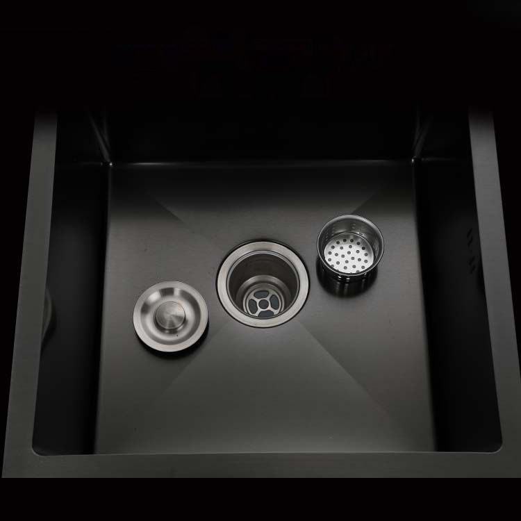 Double Bowl Stainless Steel Sink in black with Strainer Drop-In Kitchen Sink Clearhalo 'Home Improvement' 'home_improvement' 'home_improvement_kitchen_sinks' 'Kitchen Remodel & Kitchen Fixtures' 'Kitchen Sinks & Faucet Components' 'Kitchen Sinks' 'kitchen_sinks' 1200x1200_a33dbbe0-895d-449c-b9b6-747063fc4307