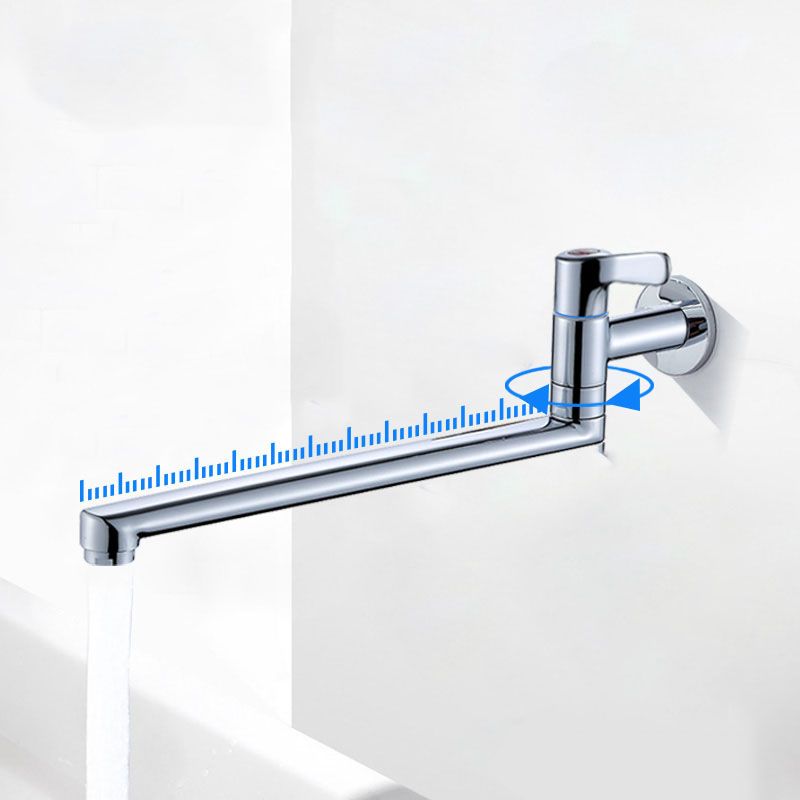 Modern Faucet 1-Handle and 1-Hole Single Level Pot Filler Kitchen Faucet Clearhalo 'Home Improvement' 'home_improvement' 'home_improvement_kitchen_faucets' 'Kitchen Faucets' 'Kitchen Remodel & Kitchen Fixtures' 'Kitchen Sinks & Faucet Components' 'kitchen_faucets' 1200x1200_a33f9124-fab6-4457-9e26-6bbc017e00a2