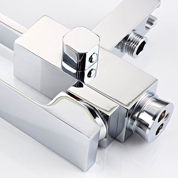 Contemporary Style Freestanding Bathtub Faucet Floor Mounted Freestanding Tub Filler Clearhalo 'Bathroom Remodel & Bathroom Fixtures' 'Bathtub Faucets' 'bathtub_faucets' 'Home Improvement' 'home_improvement' 'home_improvement_bathtub_faucets' 1200x1200_a3434747-1bb1-4940-ae34-078881b742e0