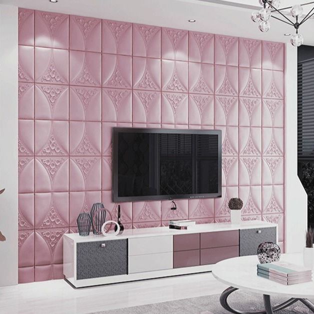 Modern Style Plastic Wall Panel Living Room Peel and Stick 3D Wall Paneling Clearhalo 'Flooring 'Home Improvement' 'home_improvement' 'home_improvement_wall_paneling' 'Wall Paneling' 'wall_paneling' 'Walls & Ceilings' Walls and Ceiling' 1200x1200_a3678f8e-2132-48d7-a114-a6d3bf903926