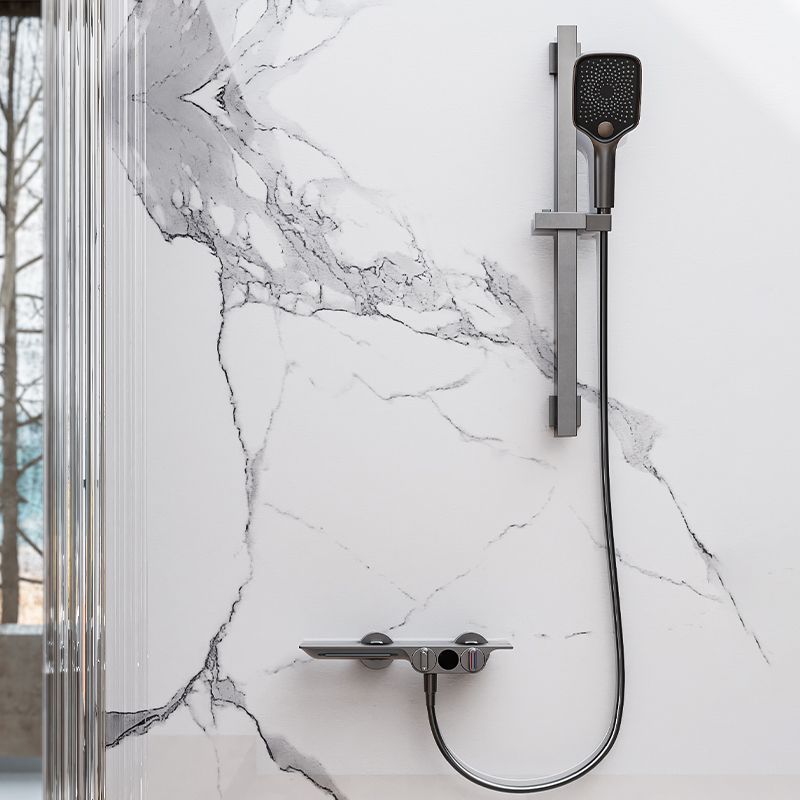 Wall Mounted Metal Bathroom Faucet Low Arc Waterfall Tub Filler Clearhalo 'Bathroom Remodel & Bathroom Fixtures' 'Bathtub Faucets' 'bathtub_faucets' 'Home Improvement' 'home_improvement' 'home_improvement_bathtub_faucets' 1200x1200_a3826127-894d-4bb5-aa7a-3aefe4f16efe
