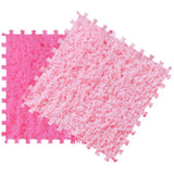 Modern Carpet Tiles Square Color Block Shag Interlocking Carpet Tiles Clearhalo 'Carpet Tiles & Carpet Squares' 'carpet_tiles_carpet_squares' 'Flooring 'Home Improvement' 'home_improvement' 'home_improvement_carpet_tiles_carpet_squares' Walls and Ceiling' 1200x1200_a382a6ad-0b90-4c1b-975f-318755456d9f