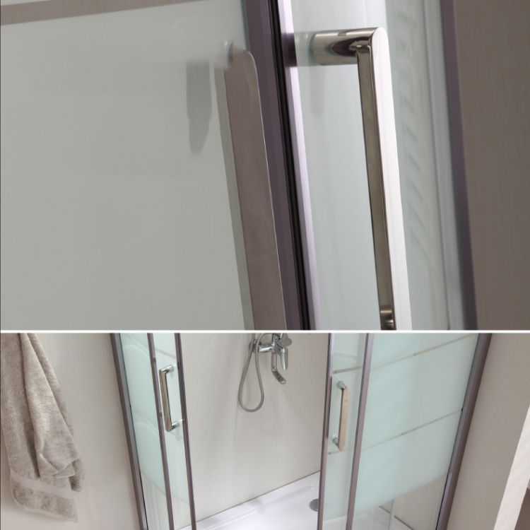 Modern Round Shower Stall Clear Tempered Bathroom Shower Stall Clearhalo 'Bathroom Remodel & Bathroom Fixtures' 'Home Improvement' 'home_improvement' 'home_improvement_shower_stalls_enclosures' 'Shower Stalls & Enclosures' 'shower_stalls_enclosures' 'Showers & Bathtubs' 1200x1200_a3989357-dc29-43ba-8243-584c327d5e55