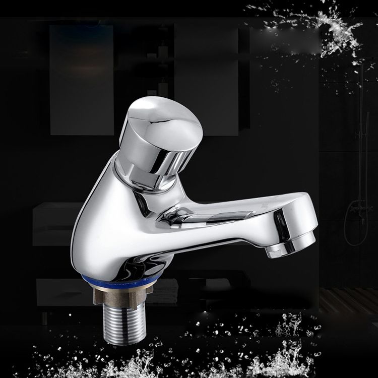 Modern Vessel Sink Faucet Brass Knob Handle Low Arc Basin Lavatory Faucet Clearhalo 'Bathroom Remodel & Bathroom Fixtures' 'Bathroom Sink Faucets' 'Bathroom Sinks & Faucet Components' 'bathroom_sink_faucets' 'Home Improvement' 'home_improvement' 'home_improvement_bathroom_sink_faucets' 1200x1200_a39e0712-471c-4f59-8f38-760e2d1d8c4d