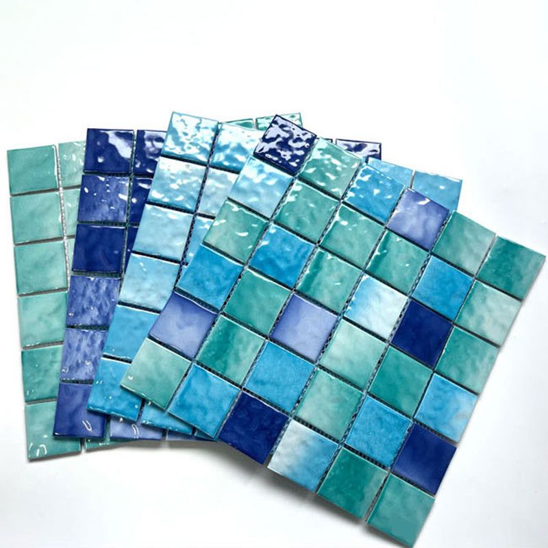 Square Ceramic Tile Brick Look Mosaic Tile for Pool and Bathroom Use Clearhalo 'Floor Tiles & Wall Tiles' 'floor_tiles_wall_tiles' 'Flooring 'Home Improvement' 'home_improvement' 'home_improvement_floor_tiles_wall_tiles' Walls and Ceiling' 1200x1200_a3ae7396-10bb-493a-853f-e0e730c5c59c