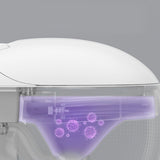 Contemporary White Round Ceramic Heated Seat Floor Mount Bidet Clearhalo 'Bathroom Remodel & Bathroom Fixtures' 'Bidets' 'Home Improvement' 'home_improvement' 'home_improvement_bidets' 'Toilets & Bidets' 1200x1200_a3b0e5c9-1d14-40a2-857f-402bb40a96a4