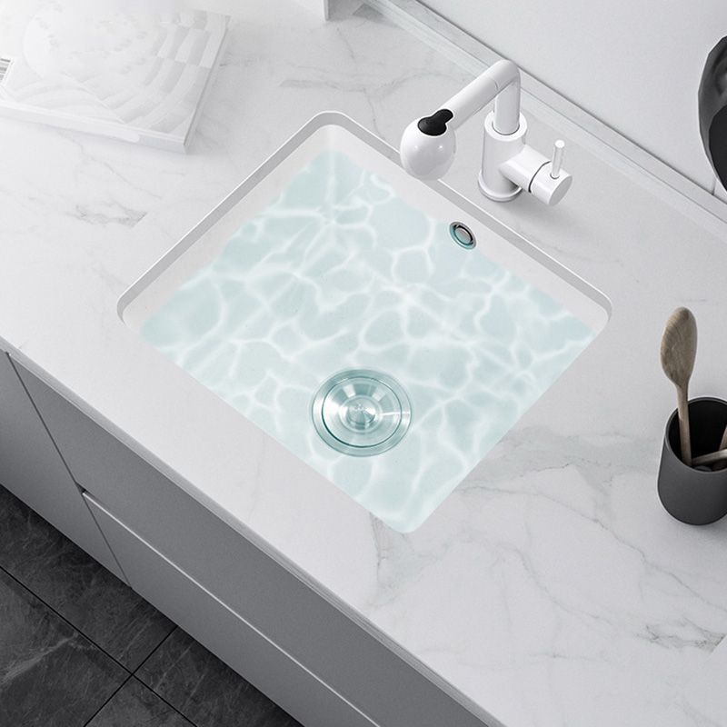 Contemporary White Quartz Kitchen Sink Drop-In 1 Holes Single Bowl Sink Clearhalo 'Home Improvement' 'home_improvement' 'home_improvement_kitchen_sinks' 'Kitchen Remodel & Kitchen Fixtures' 'Kitchen Sinks & Faucet Components' 'Kitchen Sinks' 'kitchen_sinks' 1200x1200_a3c091dd-7e50-4410-997a-2f3b9316b34f