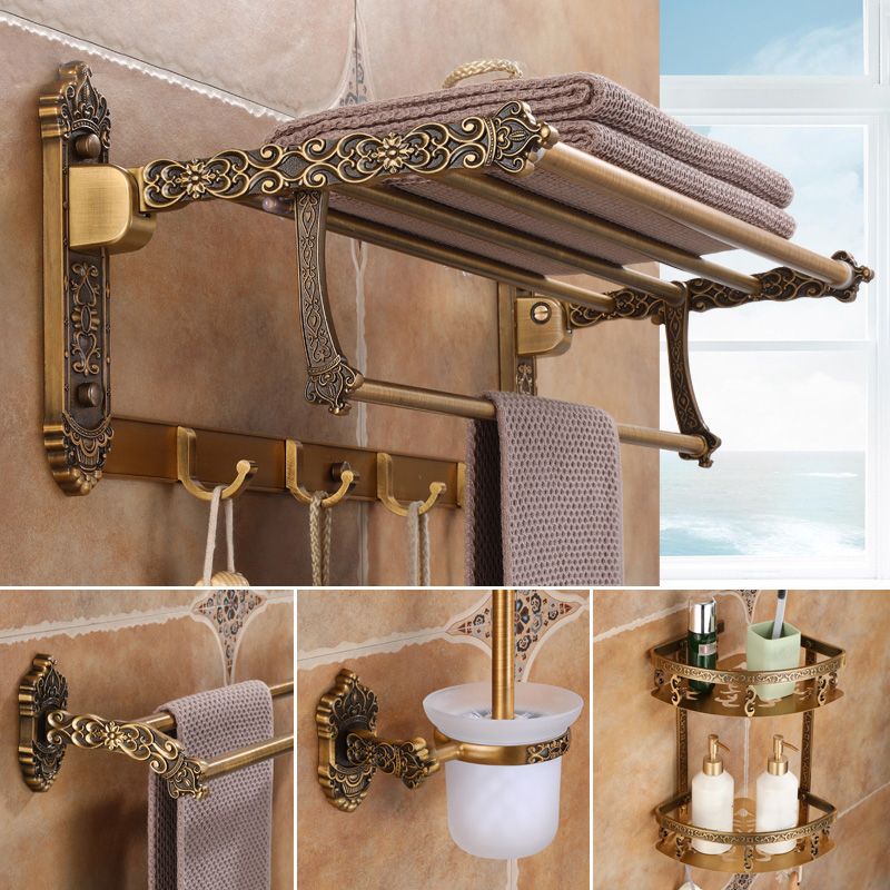 Brass Accessories Hardware Set Traditional Bathroom Accessories Hardware Set Clearhalo 'Bathroom Hardware Sets' 'Bathroom Hardware' 'Bathroom Remodel & Bathroom Fixtures' 'bathroom_hardware_sets' 'Home Improvement' 'home_improvement' 'home_improvement_bathroom_hardware_sets' 1200x1200_a3dc9583-4a96-488d-9bb4-8dc8b1903e7d