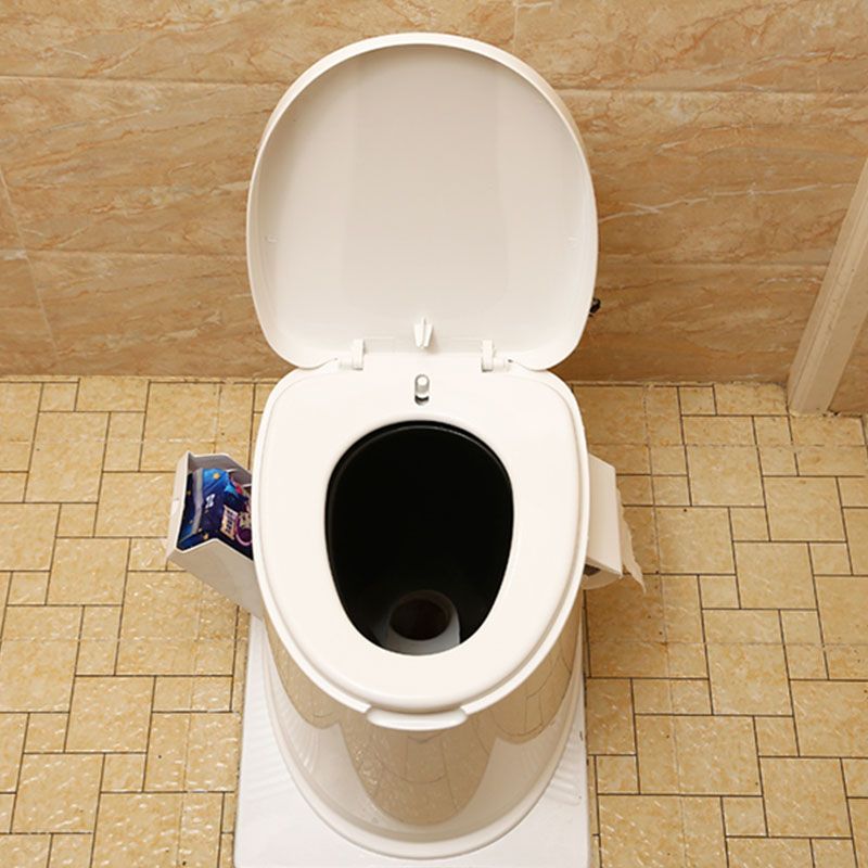 Modern Plastic Toilet Floor Mounted Toilet Bowl for Bathroom Clearhalo 'Bathroom Remodel & Bathroom Fixtures' 'Home Improvement' 'home_improvement' 'home_improvement_toilets' 'Toilets & Bidets' 'Toilets' 1200x1200_a3df2cbb-87e0-4bc5-b994-15000f6be6b4