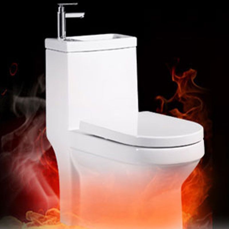 Modern Toilet Bowl Floor Mounted Porcelain All-In-One Flush Toilet Clearhalo 'Bathroom Remodel & Bathroom Fixtures' 'Home Improvement' 'home_improvement' 'home_improvement_toilets' 'Toilets & Bidets' 'Toilets' 1200x1200_a3dffda1-b59d-4372-8fb5-3590b726d71a