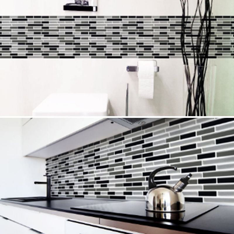 Peel and Stick Wall Tile PVC Rectangle Peel and Stick Subway Wall Tile for Kitchen Clearhalo 'Flooring 'Home Improvement' 'home_improvement' 'home_improvement_peel_stick_blacksplash' 'Peel & Stick Backsplash Tile' 'peel_stick_blacksplash' 'Walls & Ceilings' Walls and Ceiling' 1200x1200_a3eb3cd2-a2f3-45f1-baa9-8c8005d61ed1