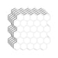 Peel and Stick Tiles Hexagonal Waterproof PVC Peel & Stick Mosaic Tile for Shower Clearhalo 'Flooring 'Home Improvement' 'home_improvement' 'home_improvement_peel_stick_blacksplash' 'Peel & Stick Backsplash Tile' 'peel_stick_blacksplash' 'Walls & Ceilings' Walls and Ceiling' 1200x1200_a3ed8ca5-f0db-490b-8d9c-e6db47cde473